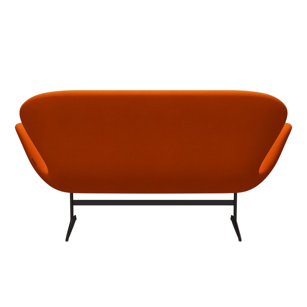 Fritz Hansen Swan Sofa 2 osobę, brązowy brąz/Tonus Light Orange