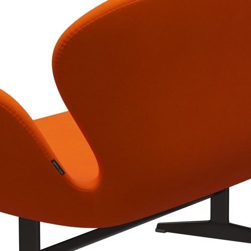 Fritz Hansen Swan Sofa 2 Seater, Brown Bronze/Tonus Light Orange