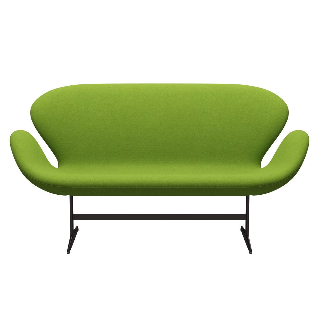 Fritz Hansen Swan Sofa 2 Seater, Brown Bronze/Tonus Lime