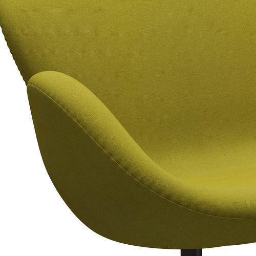 Fritz Hansen Swan Sofa 2 Seater, Brown Bronze/Tonus Lime Green