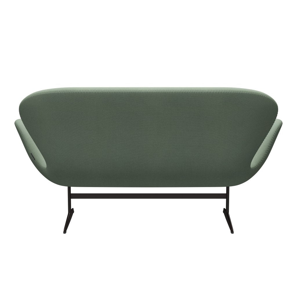Fritz Hansen Swan Sofa 2 Seater, Brown Bronze/Tonus Mint Green