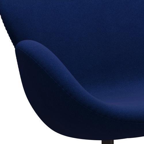 Fritz Hansen Swan Sofa 2 Seater, Brown Bronze/Tonus Royal Blue