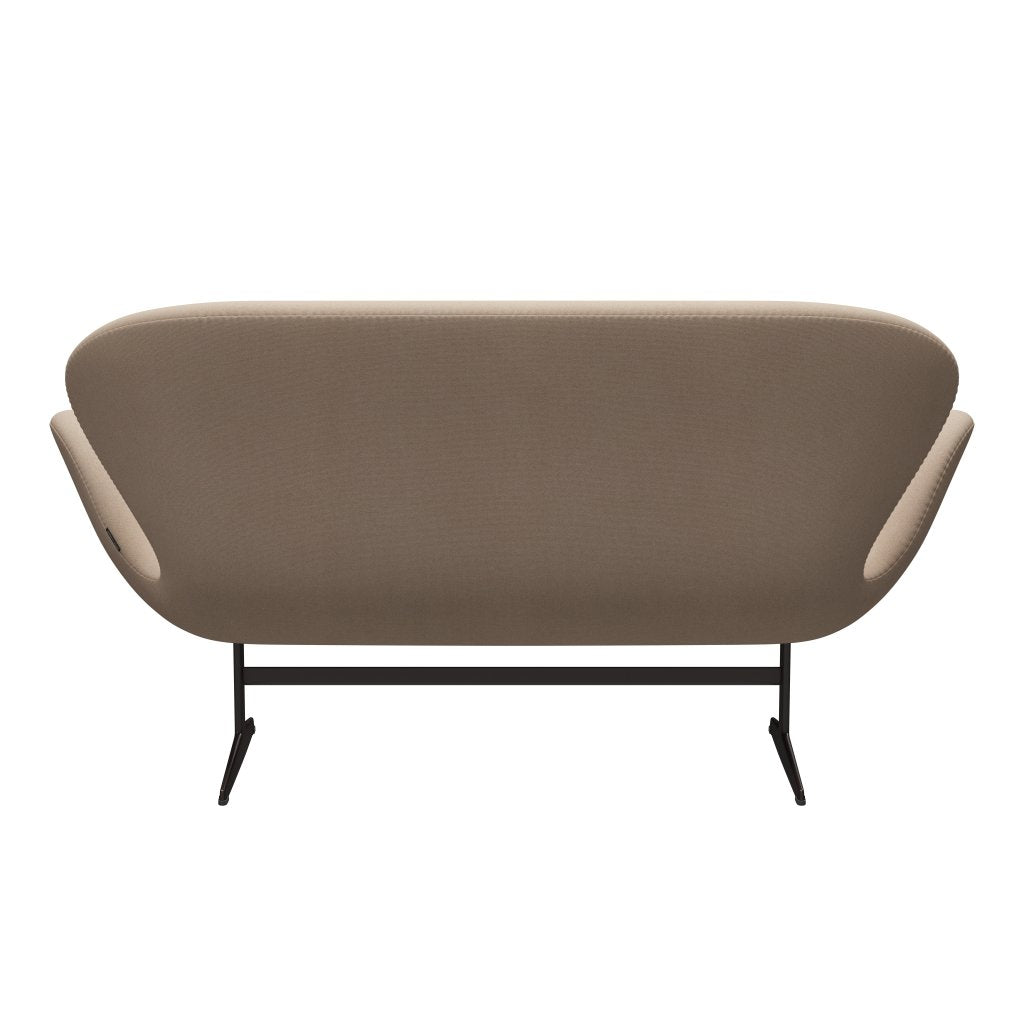 Fritz Hansen Swan Sofa 2 Seater, Brown Bronze/Tonus Sand