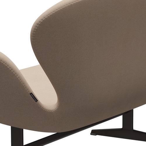 Fritz Hansen Swan Sofa 2 Seater, Brown Bronze/Tonus Sand