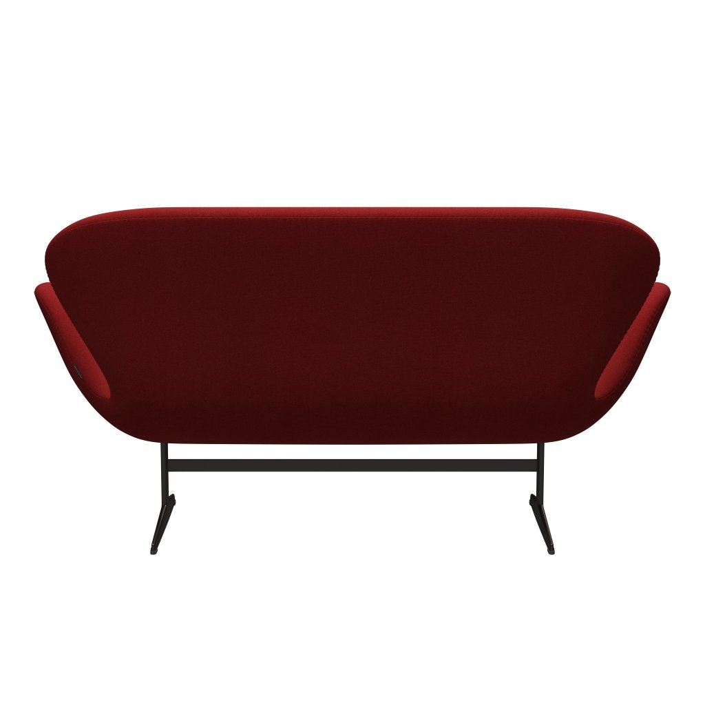 Fritz Hansen Swan Sofa 2 Seater, Brown Bronze/Tonus Burnt Red