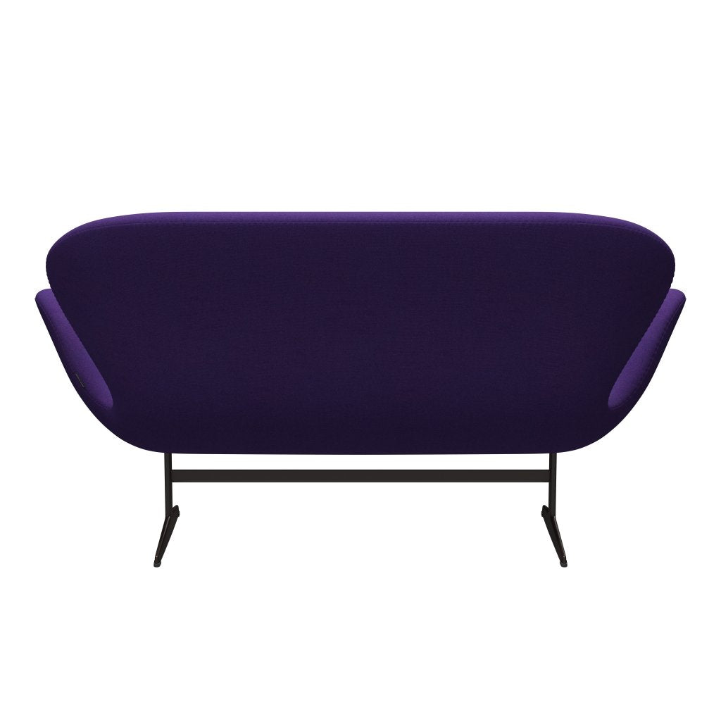 Fritz Hansen Swan Sofa 2 Seater, Brown Bronze/Tonus Violet