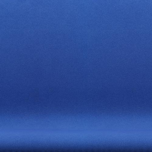 Fritz Hansen Swan Sofa 2, satynowy szczotkowany aluminium/tonę lawendowy niebieski