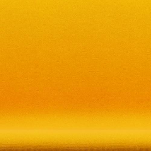 Fritz Hansen Swan Sofa 2 osobę, czarny lakier/tonus żółty pomarańczowy