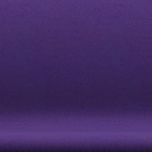 Fritz Hansen Swan Sofa 2 osobę, czarny lakier/tonus violet