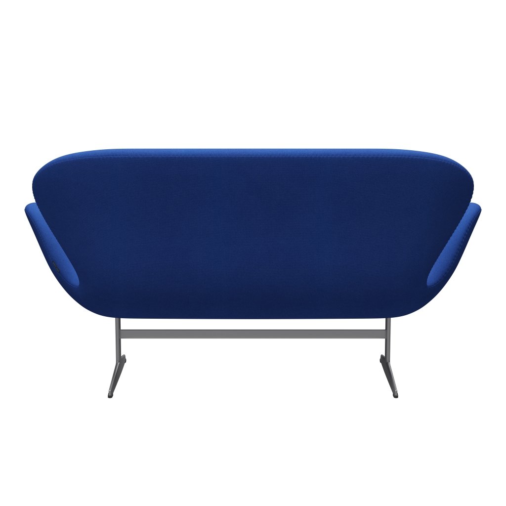 Fritz Hansen Swan Sofa 2 Seater, Silver Grey/Tonus Lavender Blue