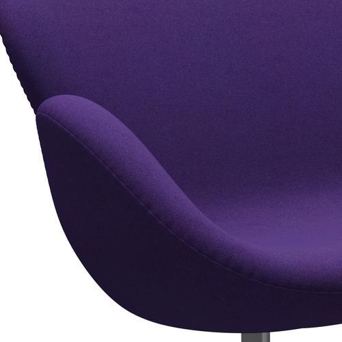 Fritz Hansen Swan Sofa 2 osobę, srebrny szary/tonus violet