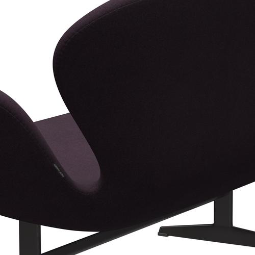 Fritz Hansen Swan Sofa 2 osobę, ciepły grafit/bakłażon tonusowy