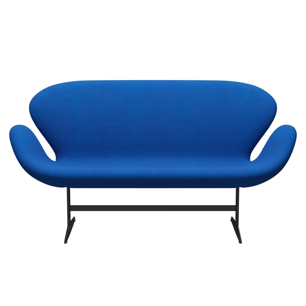 Fritz Hansen Swan Sofa 2 osobę, ciepły grafit/tonus niebieski