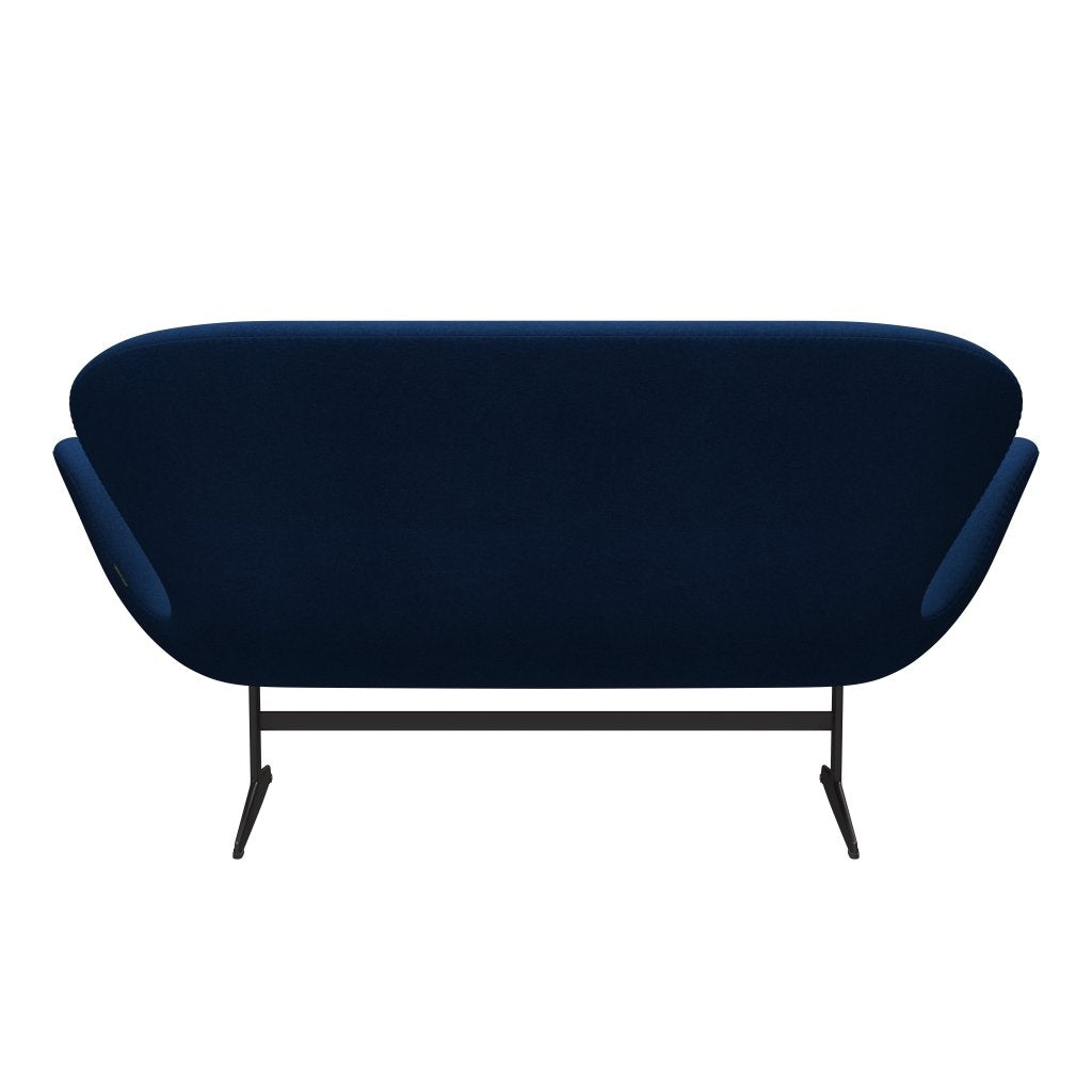 Fritz Hansen Swan Sofa 2 Seater, Warm Graphite/Tonus Dark Coral Blue