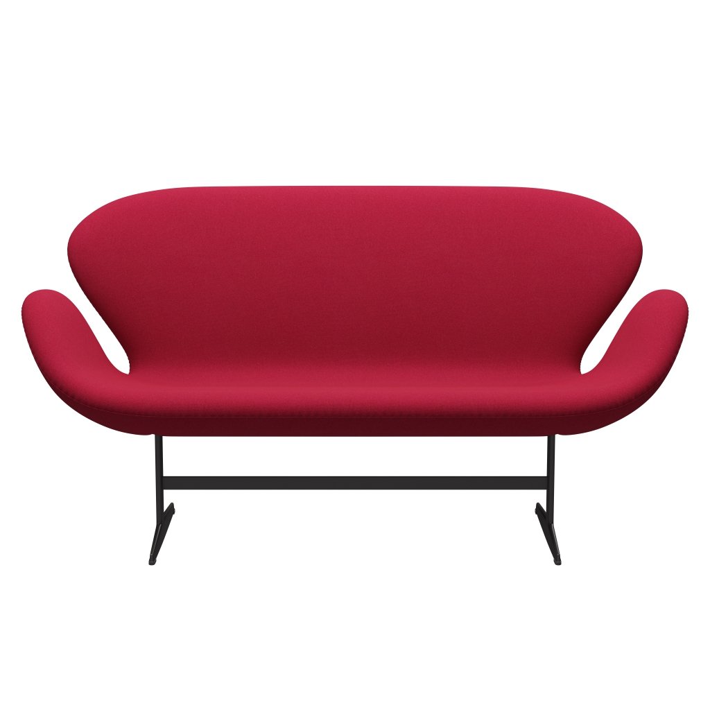 Fritz Hansen Swan Sofa 2 Seater, Warm Graphite/Tonus Cherry
