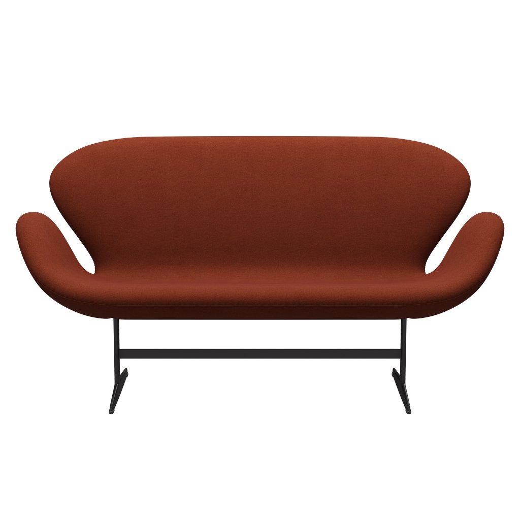 Fritz Hansen Swan Sofa 2 osobę, ciepły grafit/tonus ruszt