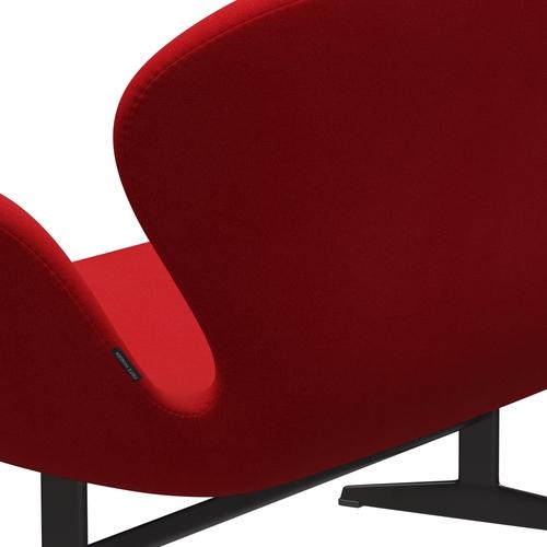 Fritz Hansen Swan Sofa 2 Seater, Warm Graphite/Tonus Red