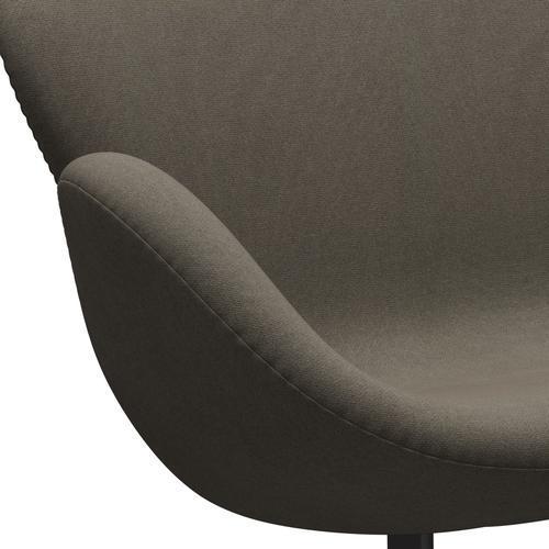 Fritz Hansen Swan Sofa 2 Seater, Warm Graphite/Tonus Dusty Brown