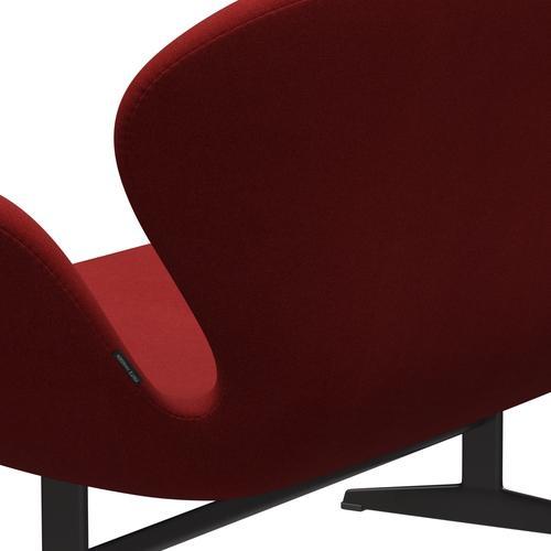 Fritz Hansen Swan Sofa 2 Seater, Warm Graphite/Tonus Burnt Red