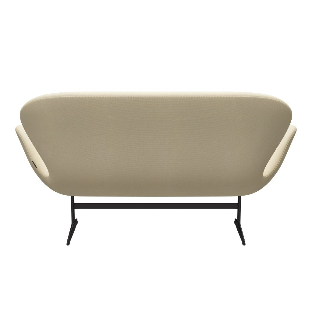 Fritz Hansen Swan Sofa 2 osobę, ciepły grafit/tonus wełniany biały