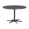 Fritz Hansen Circular Dining Table ø120 Cm, Grey Bromo/Black
