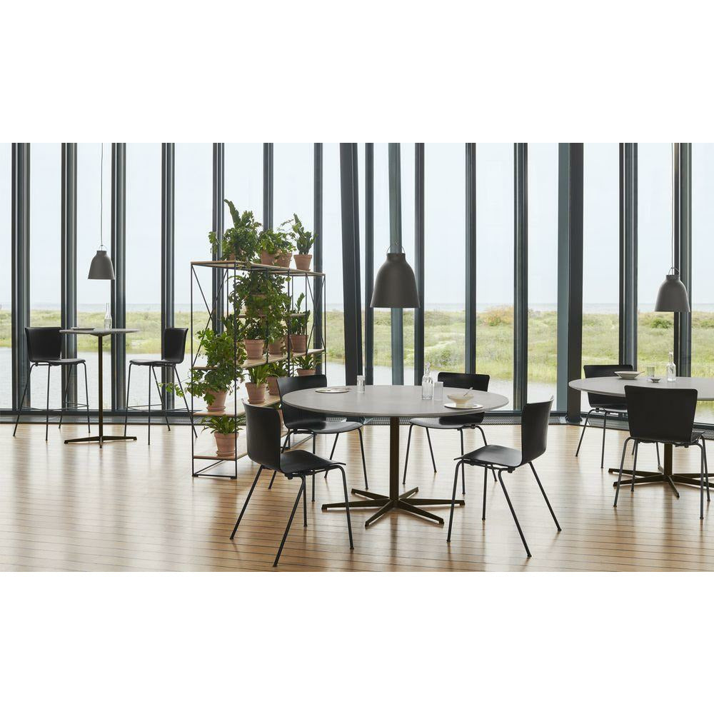 Fritz Hansen Circular Dining Table ø120 Cm, Grey Ivy/Warm Graphite