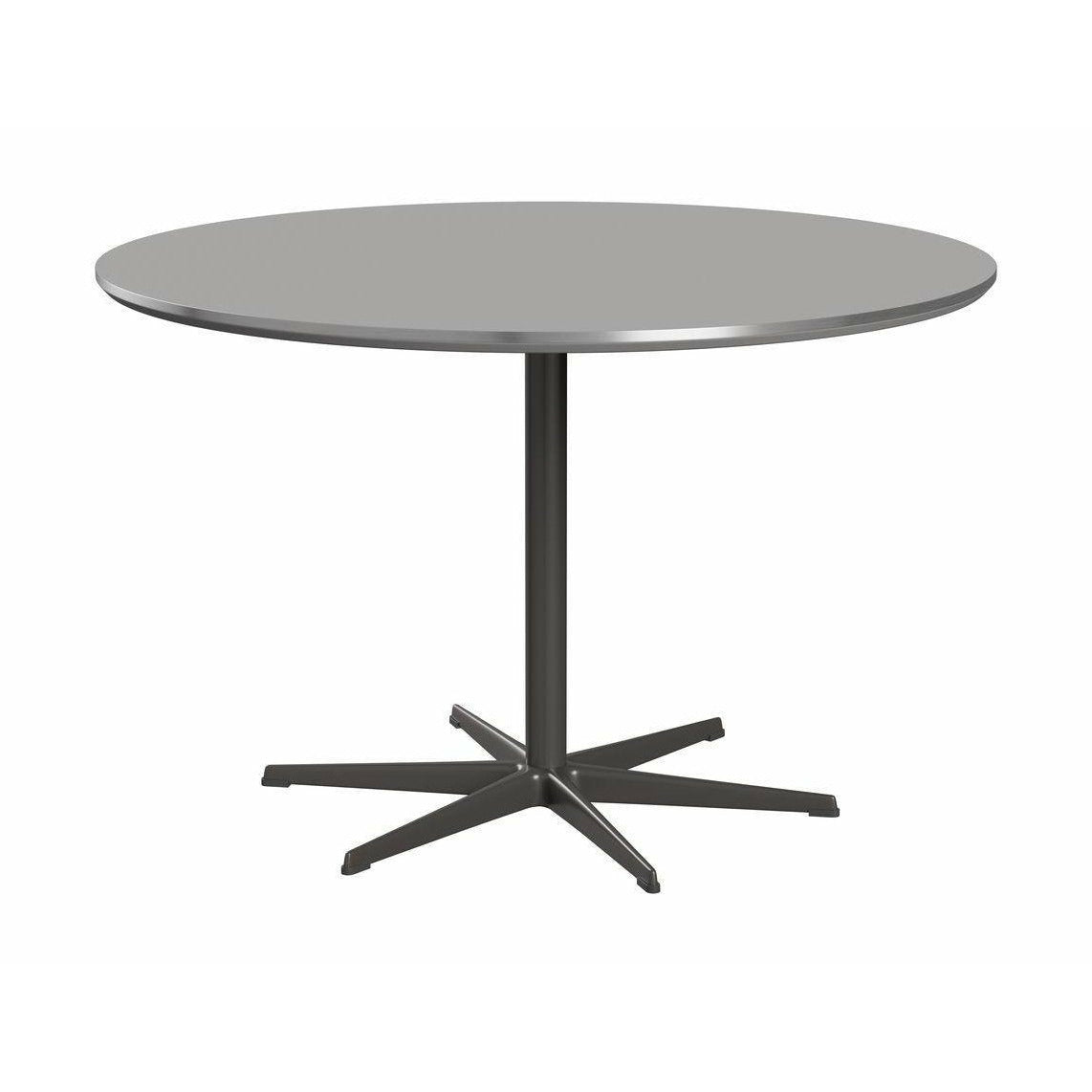 Okrągły stół jadalny Fritz Hansen Ø120 cm, szary bluszcz/ciepły grafit