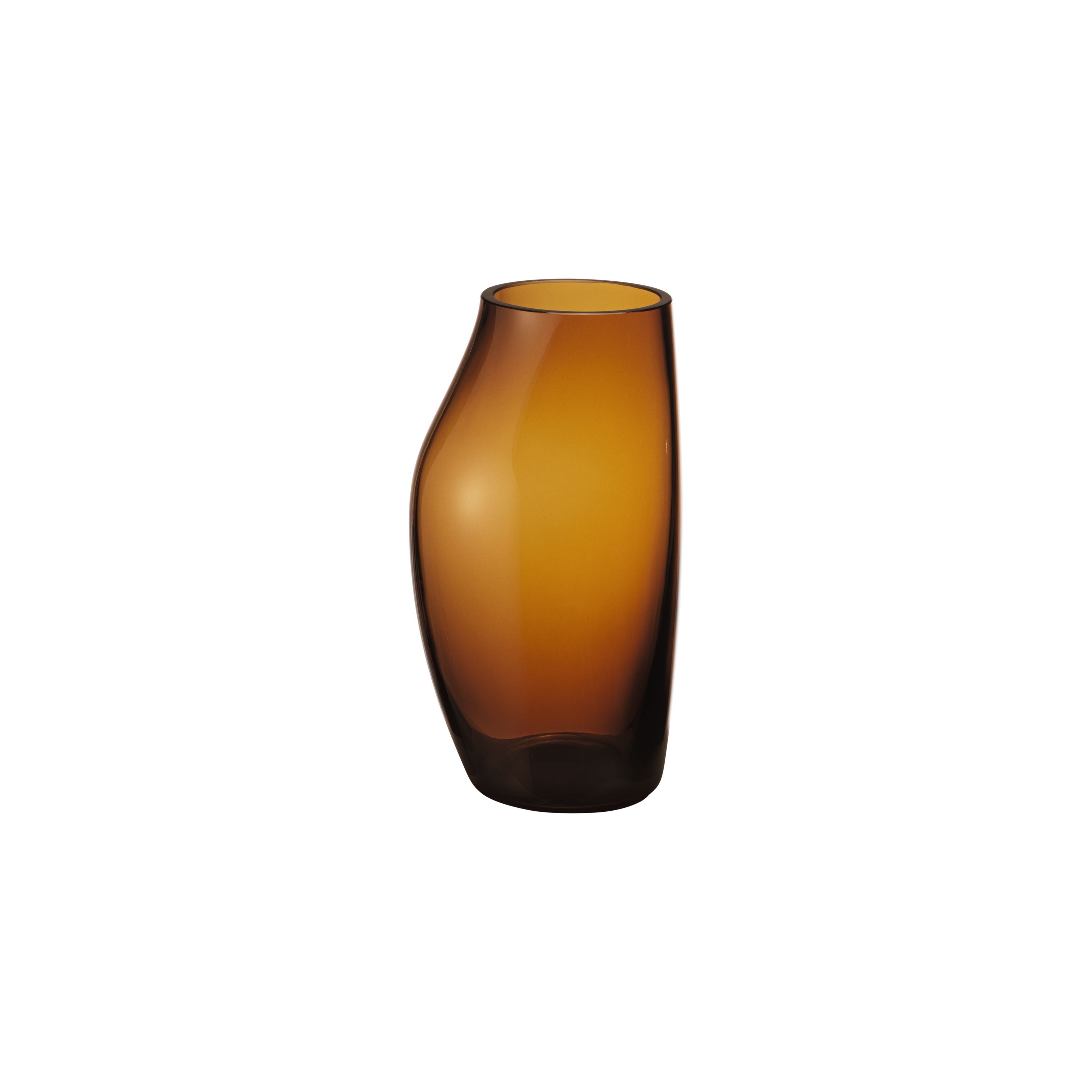 Georg Jensen Sky wazon, szkło, bursztyn H215 mm