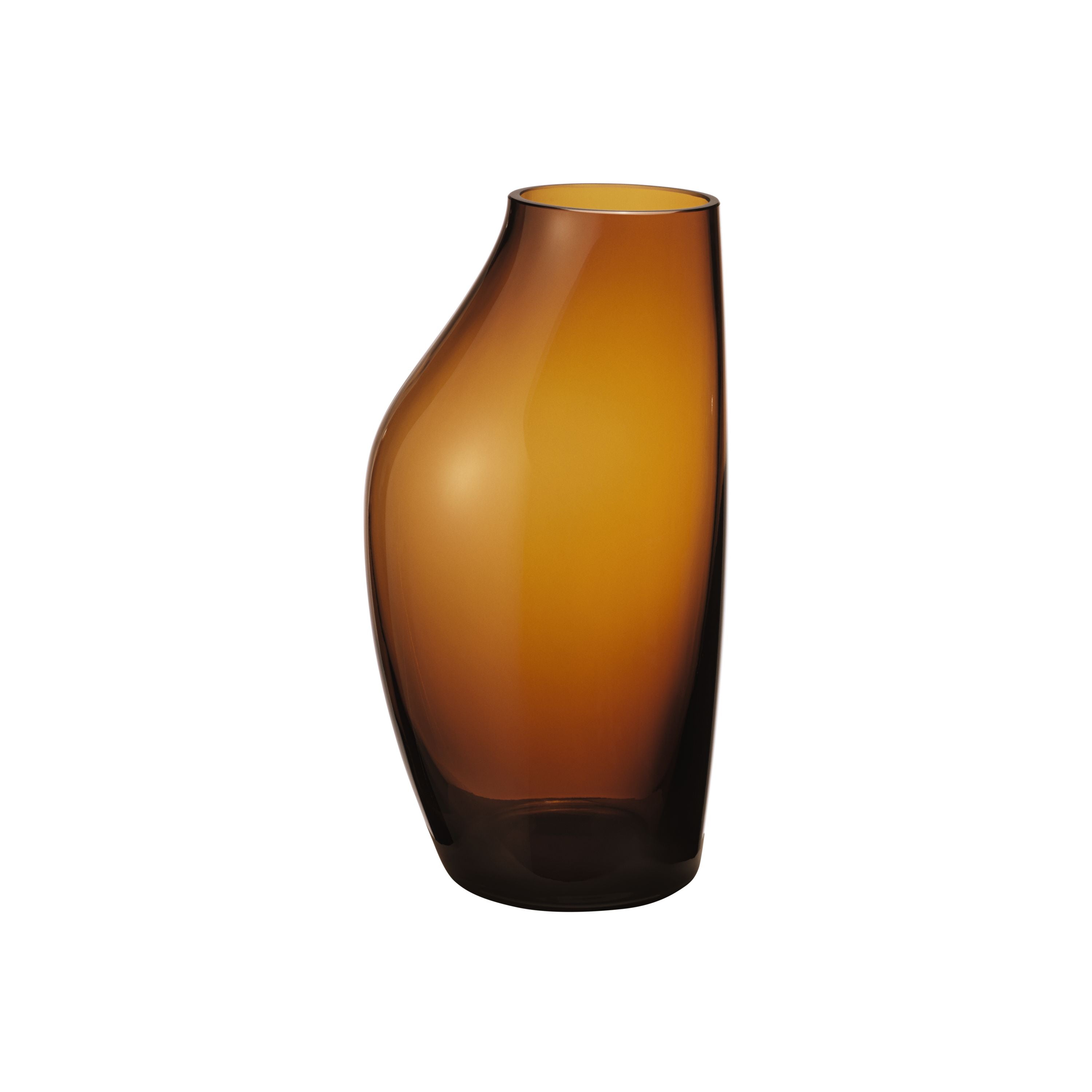 Georg Jensen Sky wazon, szkło, bursztyn H300 mm