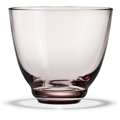Holmegaard Flow Water Glass, różowy