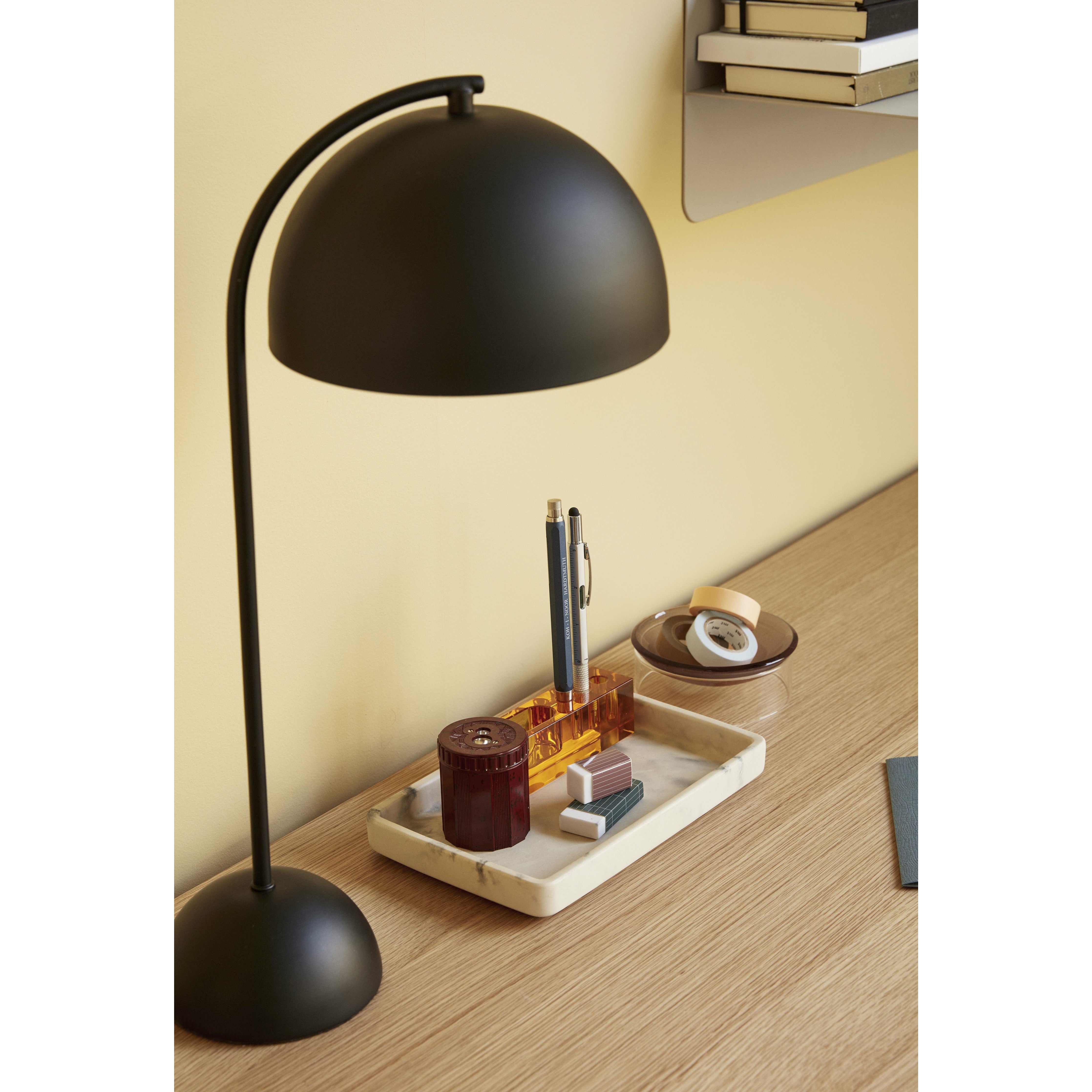 Lampa stołowa Hübsch, czarna