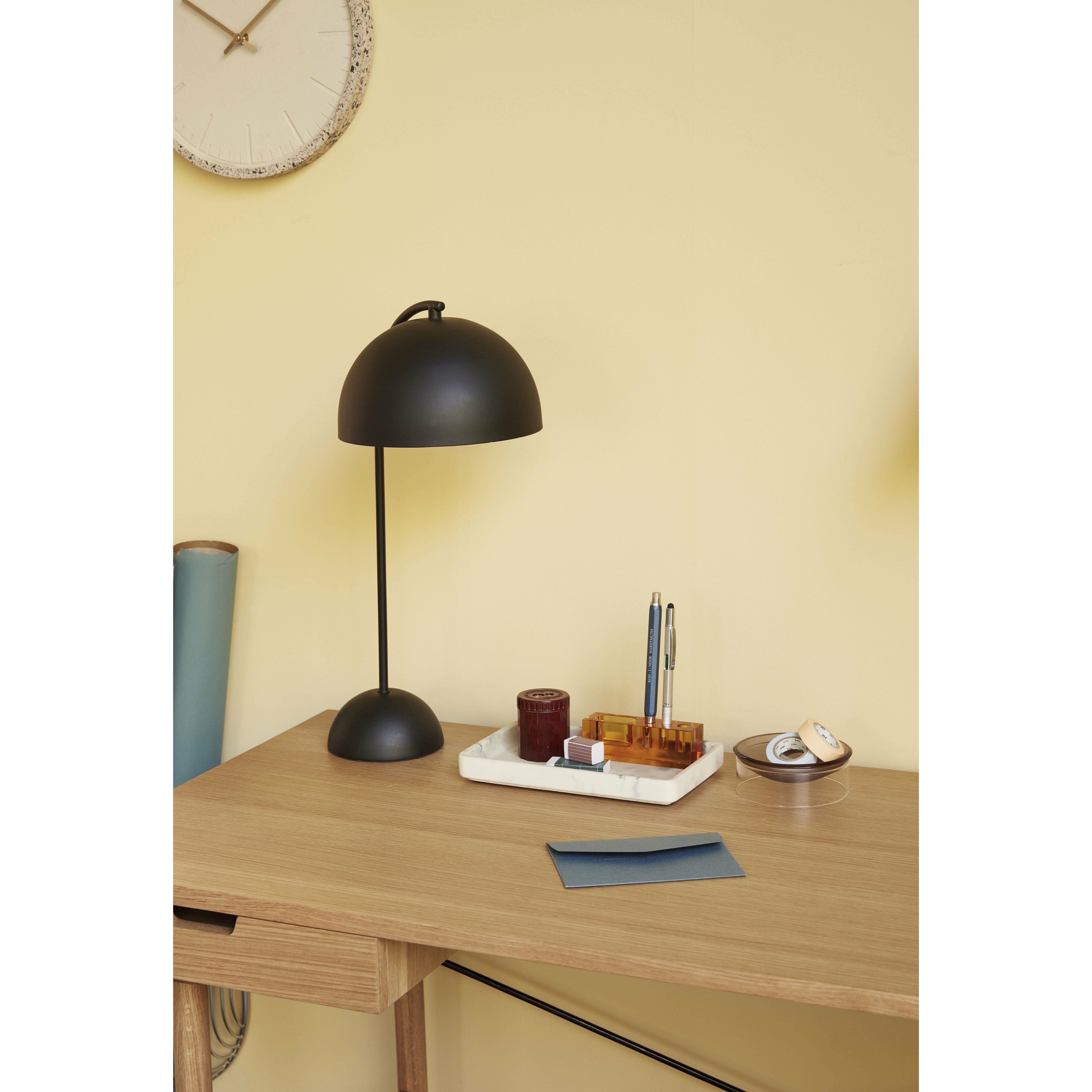 Lampa stołowa Hübsch, czarna