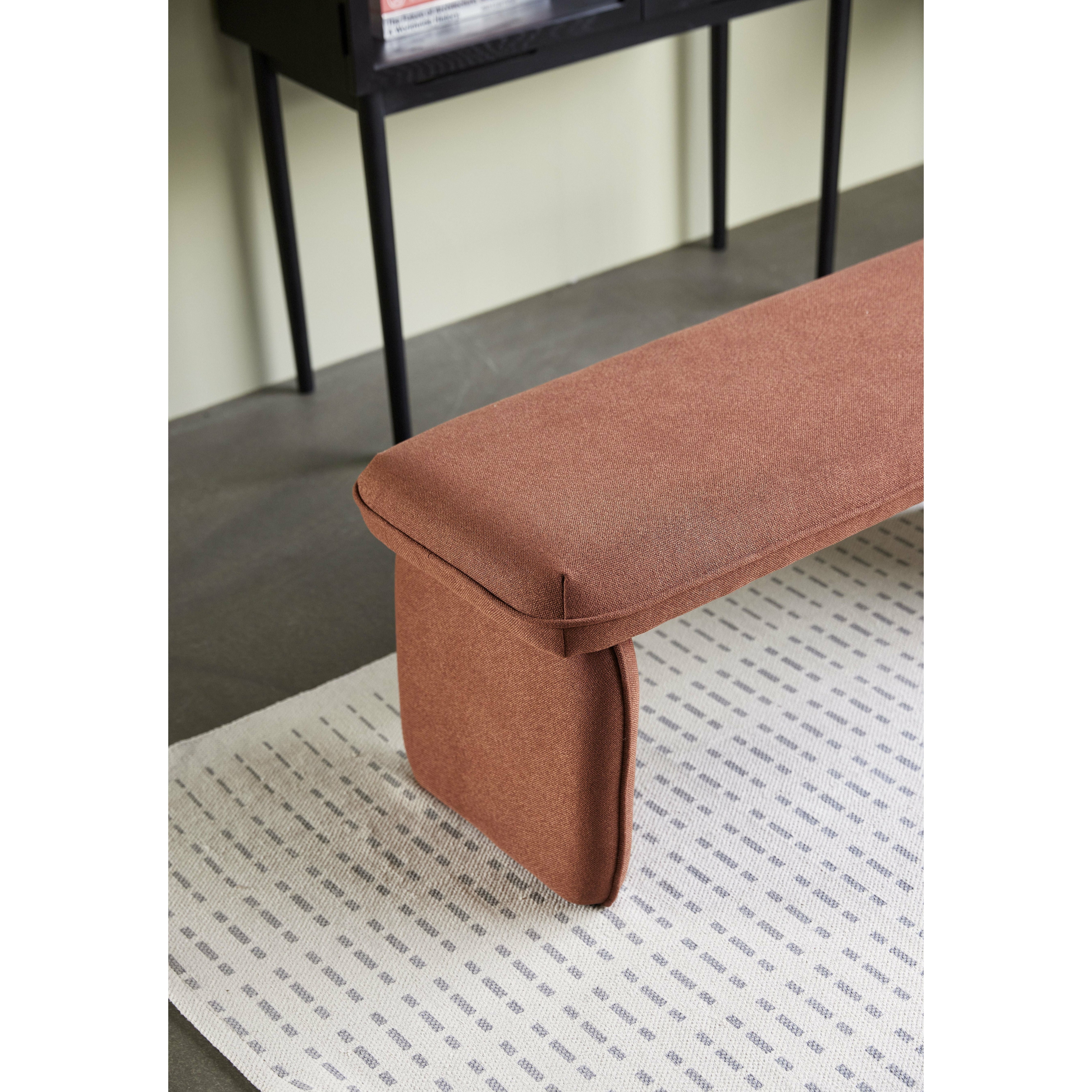 Hübsch Mellow Bench Poliester Red