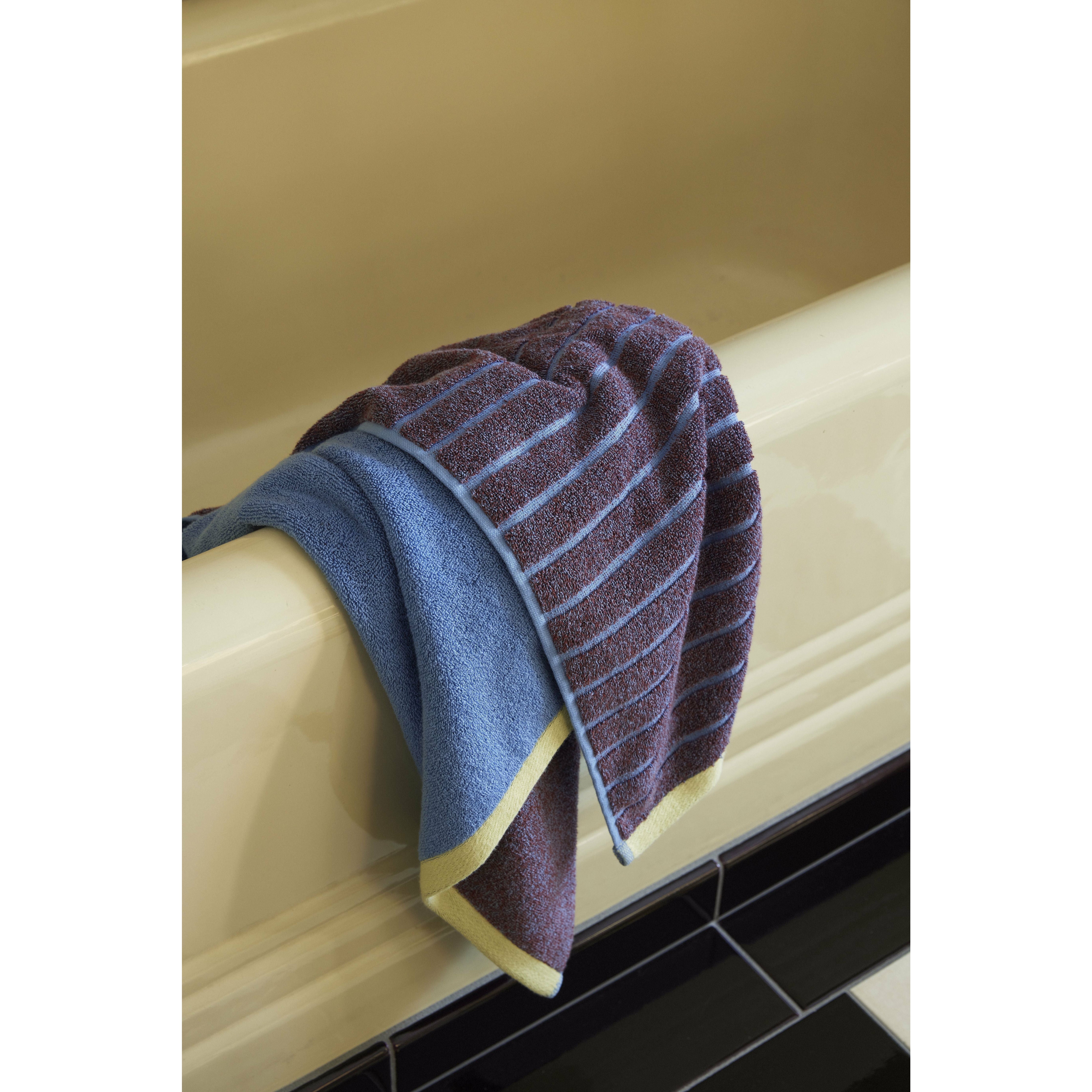 Hübsch promenadowy ręcznik duży, fioletowy/niebieski