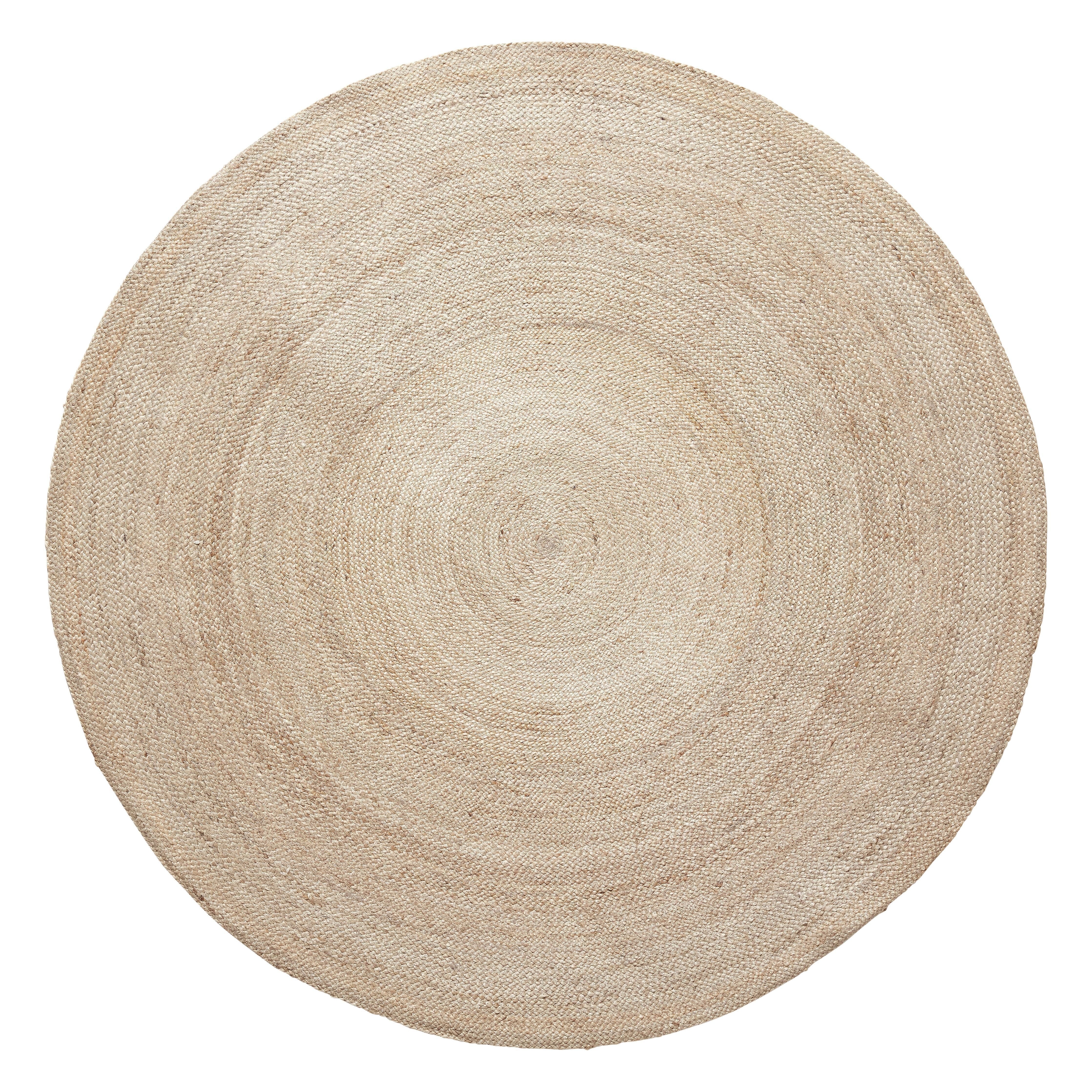 Hübsch szałwii dywan okrągły juta naturalna