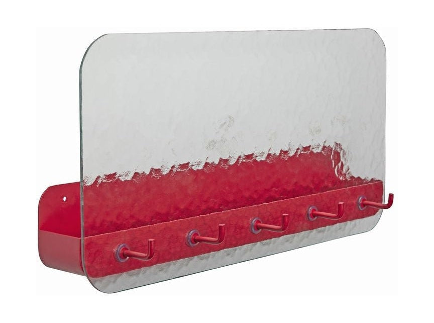 Hübsch Shack Wall Shelf, Red