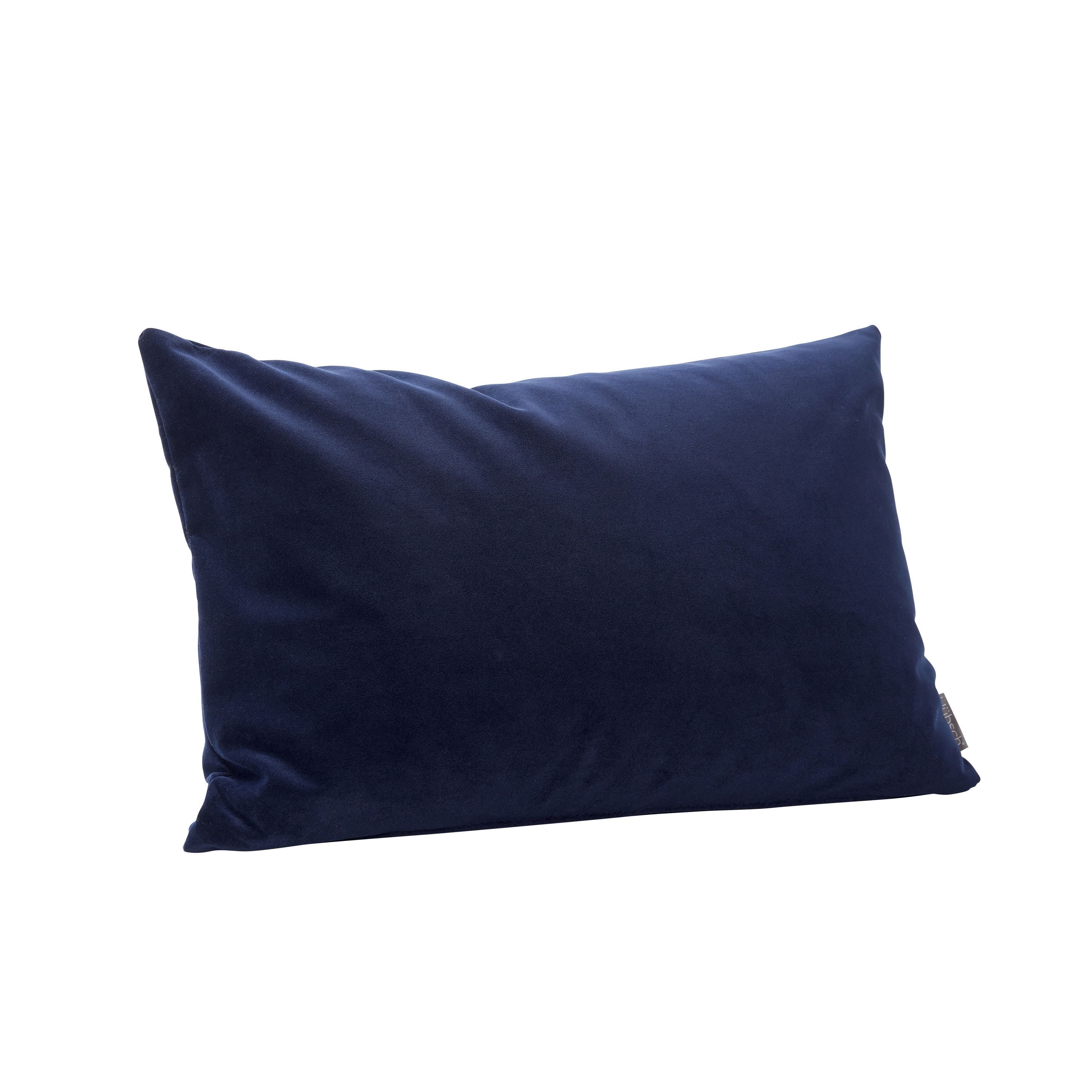 Hübsch Willow poduszka z napełniającym się niebieskim