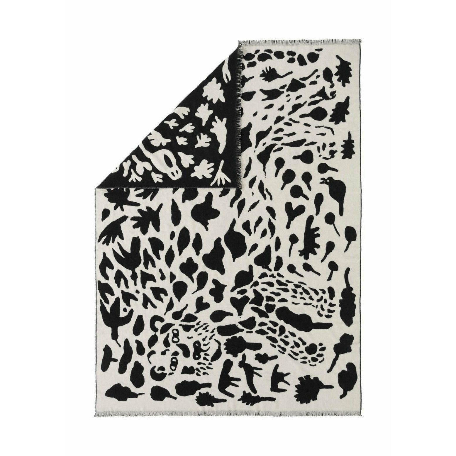 Iittala oiva toikka koc geparda czarna, 180x130 cm