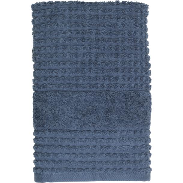 Juna Check Ręcznik Dark Blue, 50x100 cm