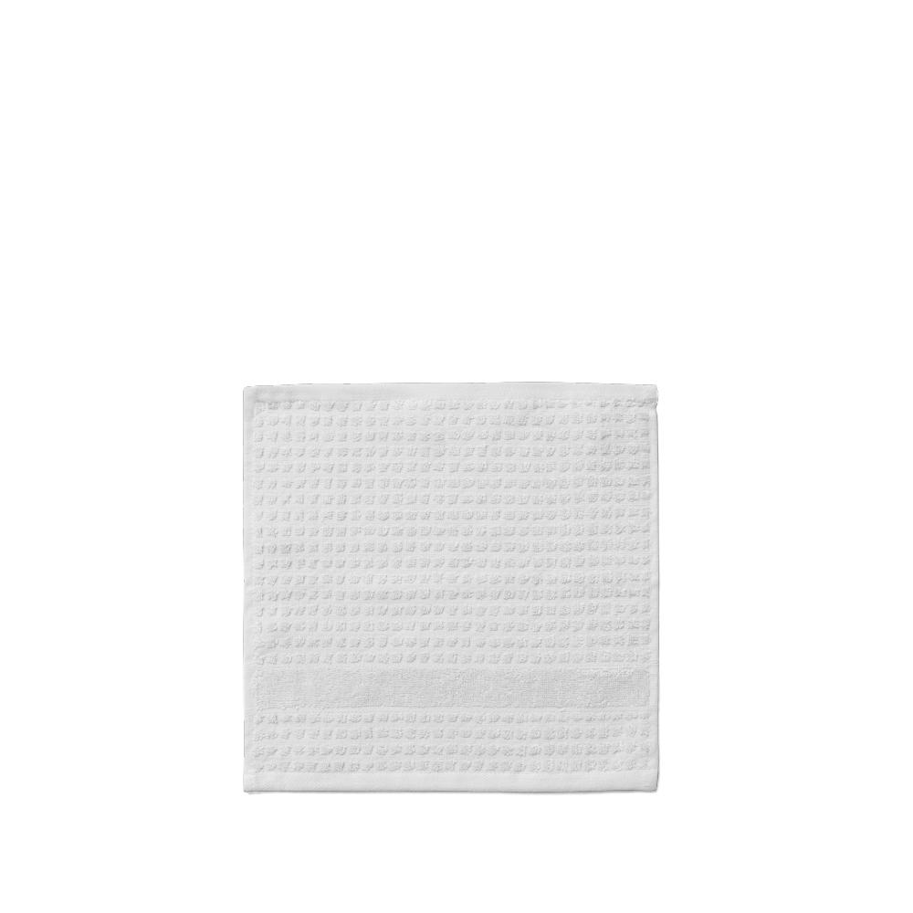 Juna Check Washcloth jasnoszary, 30x30 cm