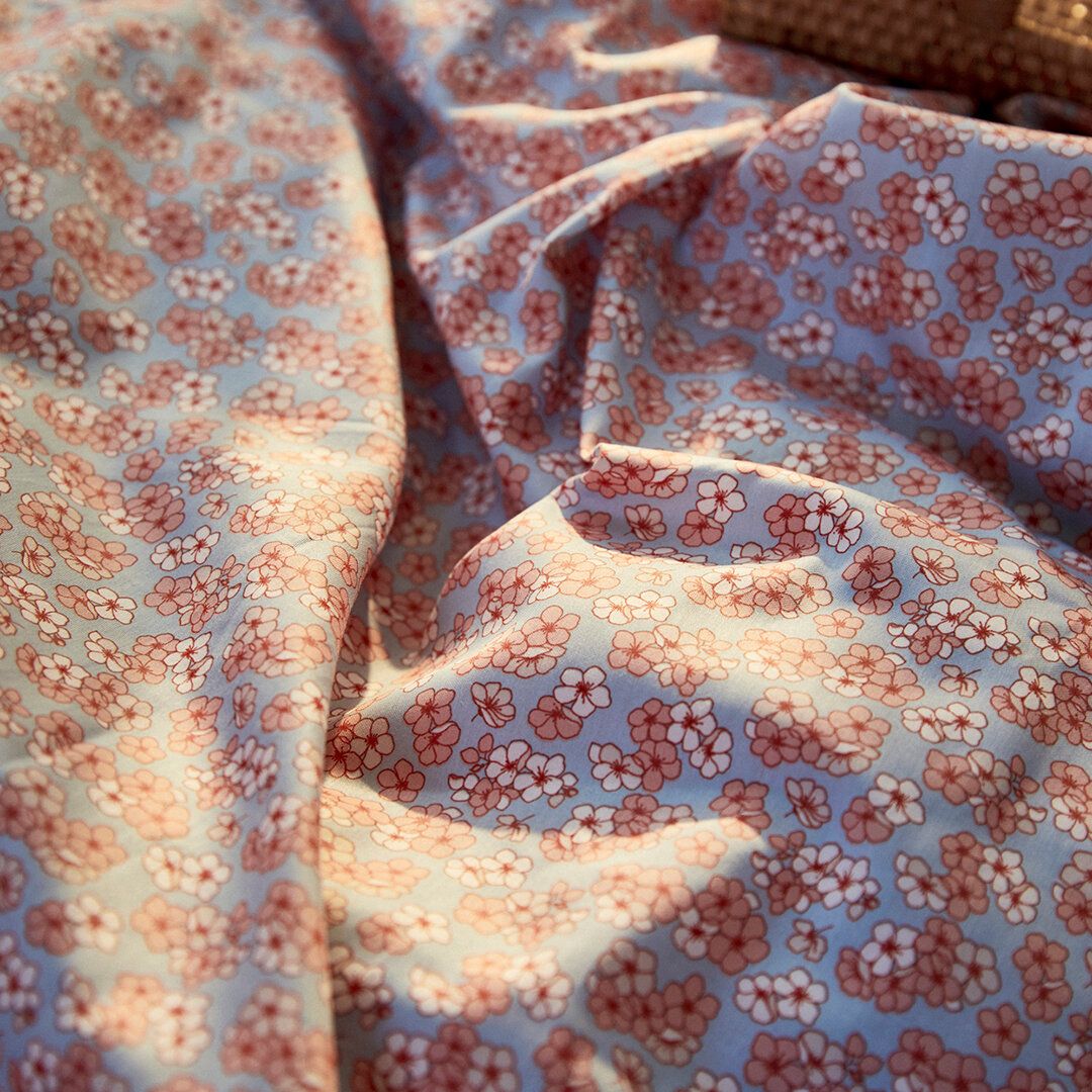 Juna przyjemnie łóżko pościel 140x220 cm, jasnoniebieski