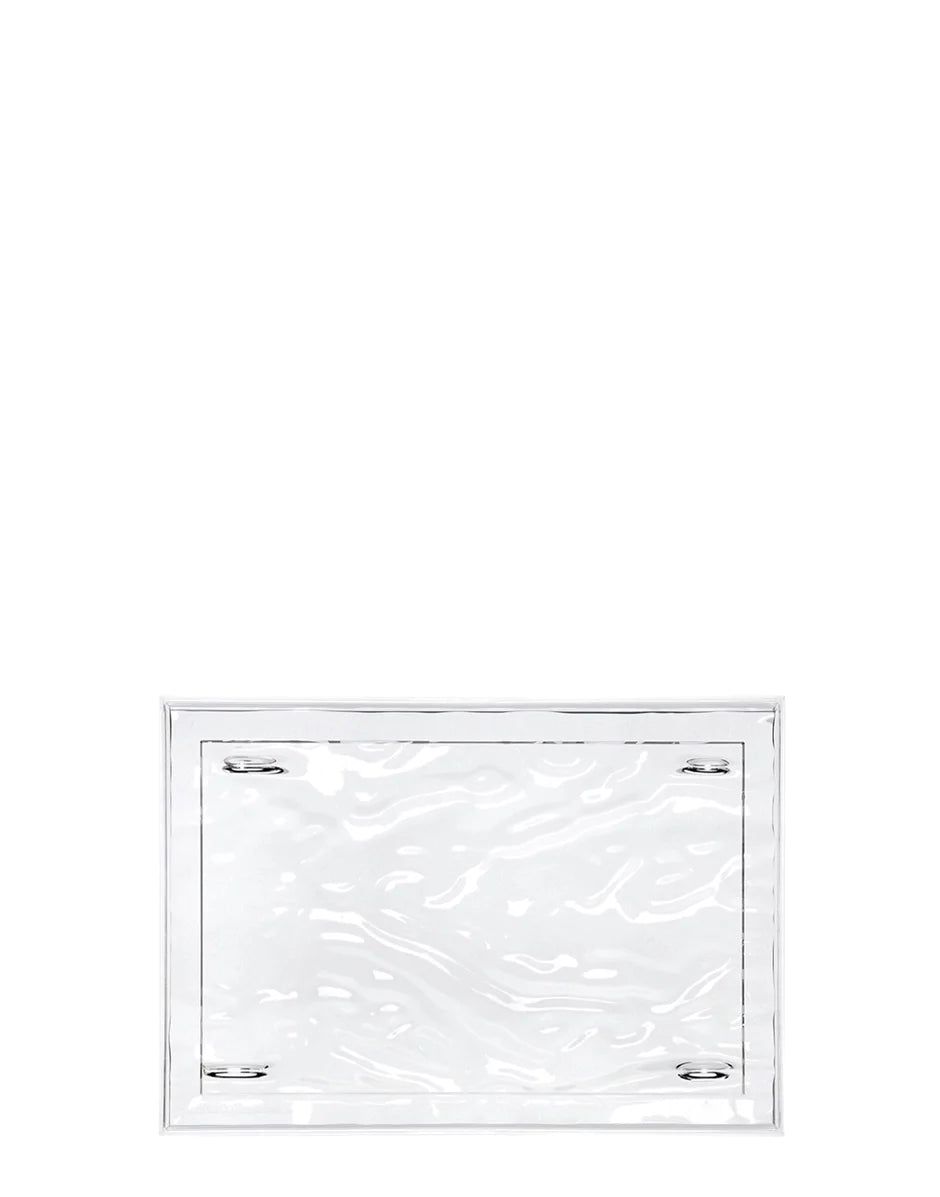 Kartell Dune Tray 46x22 Cm, Crystal