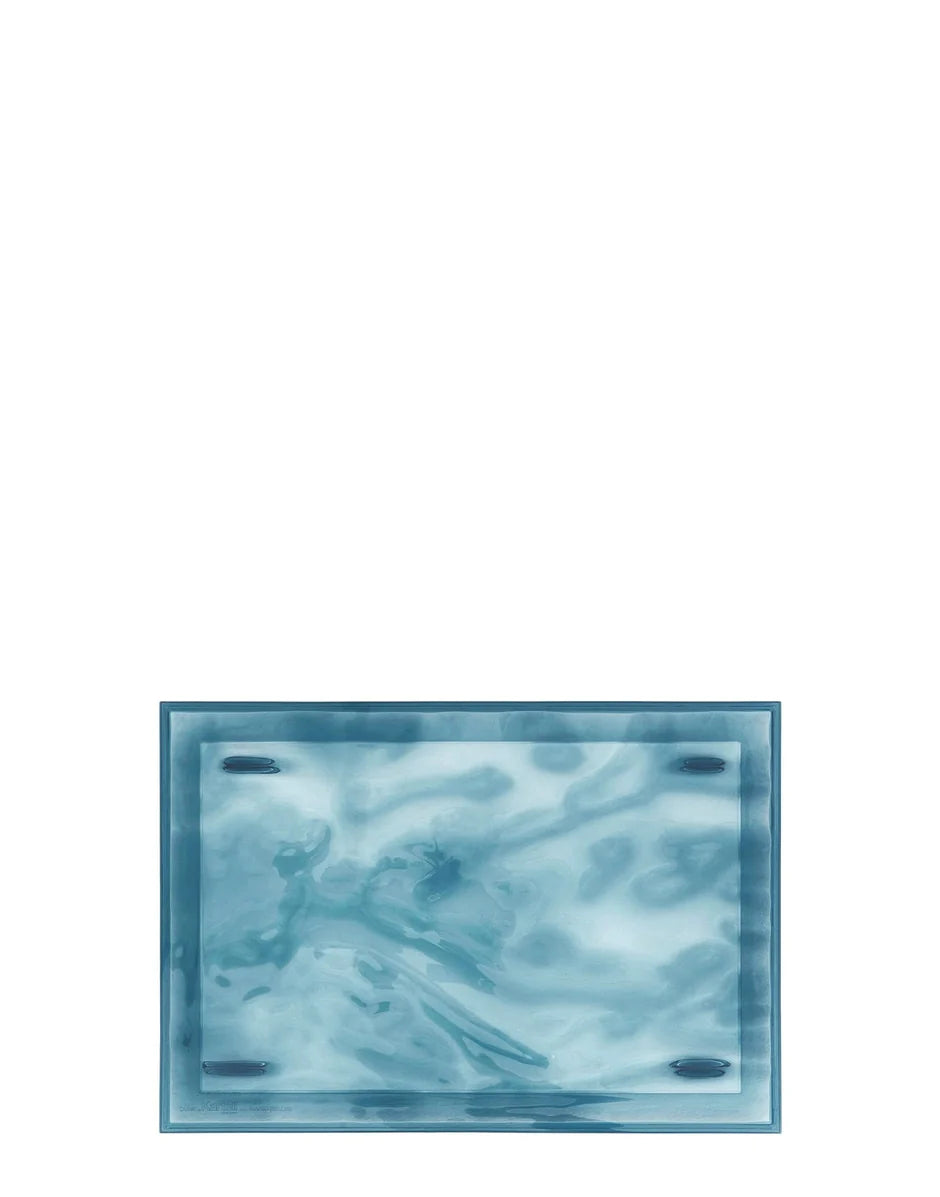 Kartell Dune Tray 46x22 Cm, Light Blue