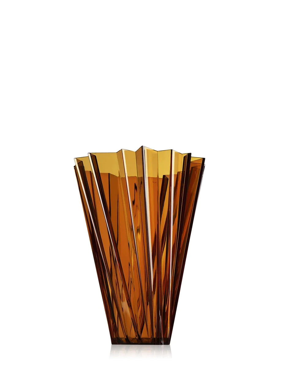 Kartell Shanghai Vase, Amber