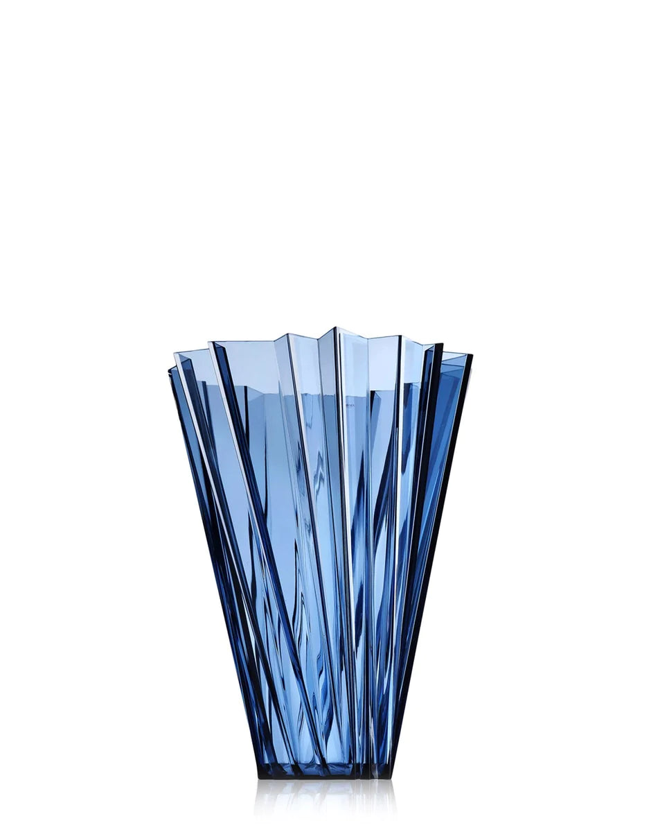 Kartell Shanghai Vase, Blue