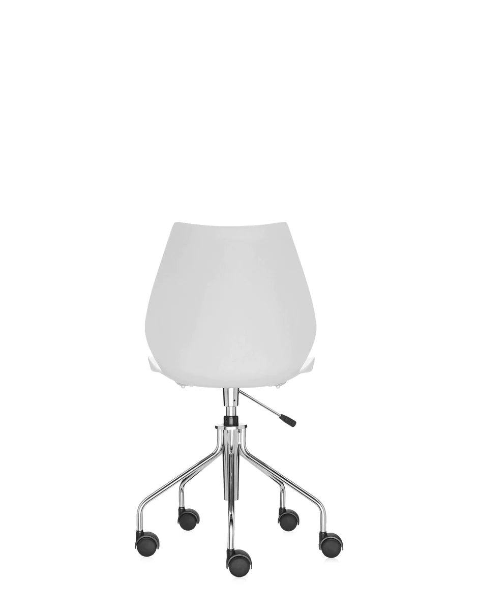 Kartell Maui Swivel Chair, Zinc White