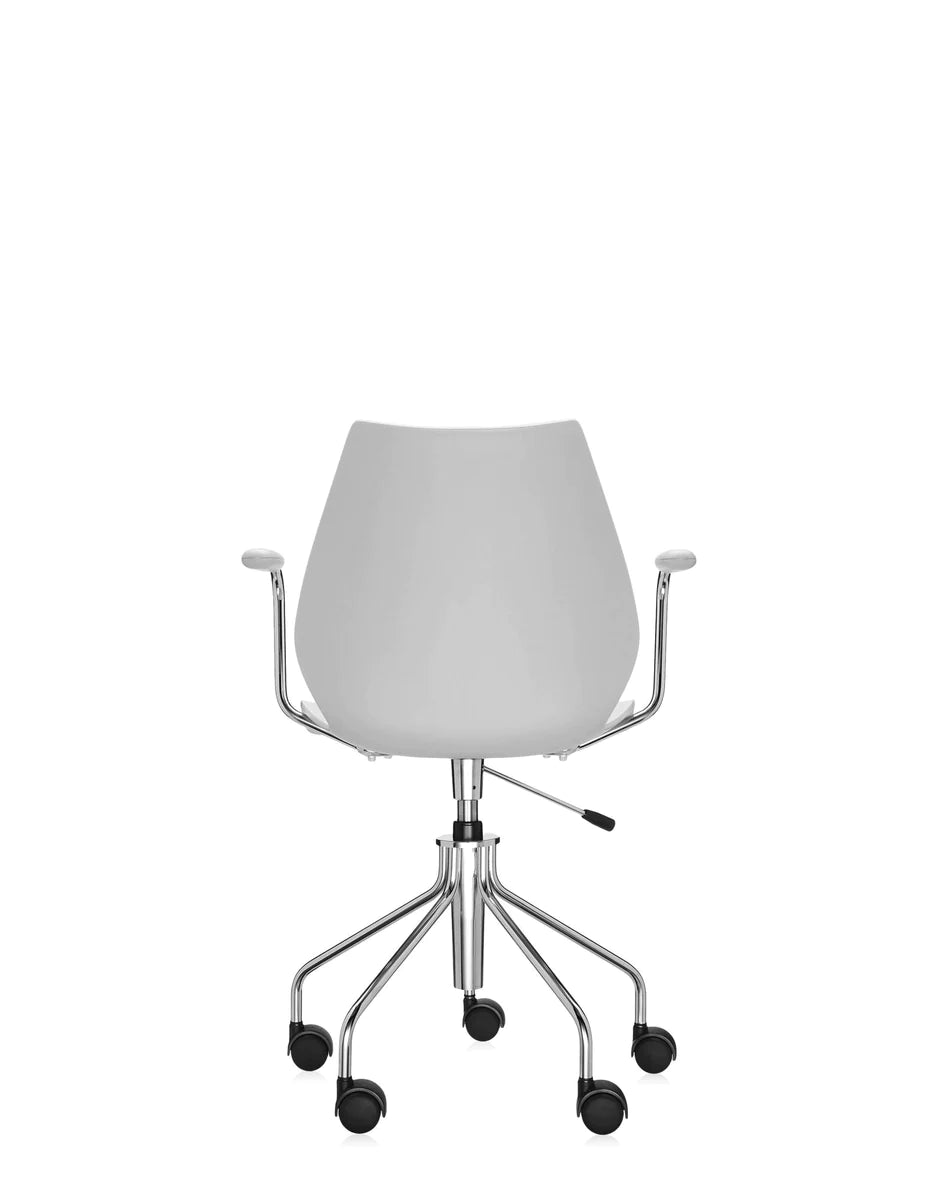 Kartell Maui Swivel Armchair, Light Grey