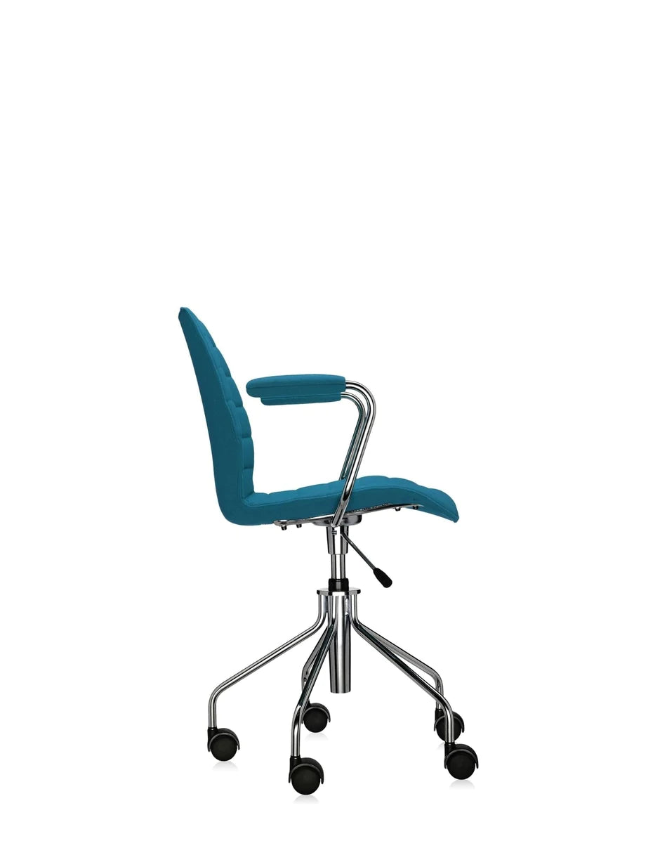 Kartell Maui Soft Trevira Fotel, Teal Blue