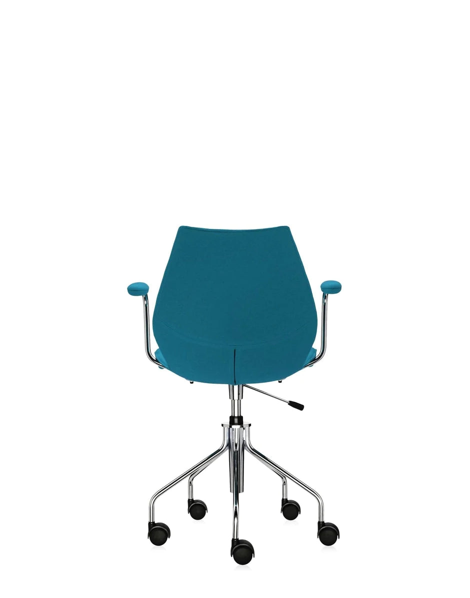 Kartell Maui Soft Trevira Fotel, Teal Blue