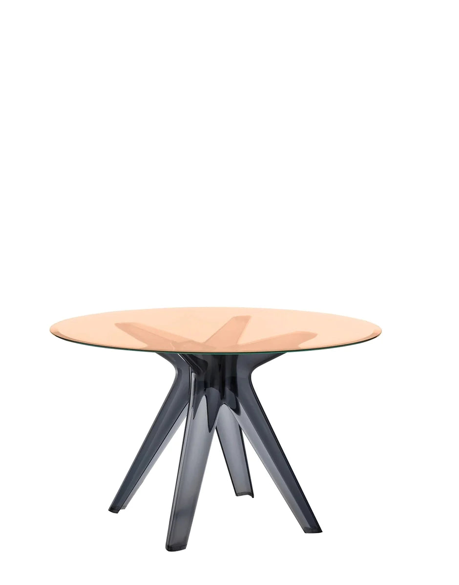 Kartell Sir Gio Table Round, Fume/Pink